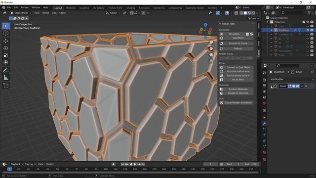 How to Tessellate Mesh in Blender (720p)