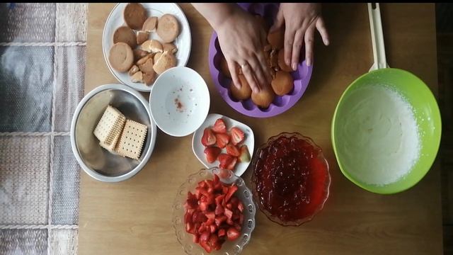 Owocowe ciasto bez pieczenia