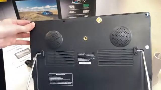 Портативный цифровой телевизор Eplutus EP-124T (12.1") DVB-T2 смотреть онлайн