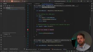 17. What is deferred execution in LINQ