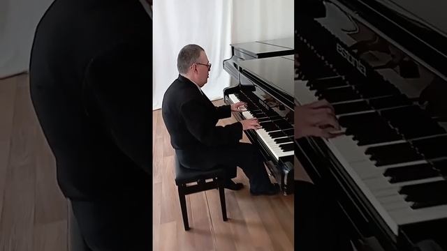 Жена первый раз увидела, как я играю на рояле.