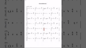 [Chromatic Kalimba tabs] Greensleeves | табулатура для хроматической калимбы