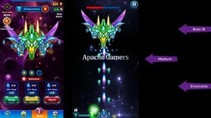 Boss 16 Eriocrania GALAXY ATTACK: ALIEN SHOOTER | Easy I Medum I Hard
