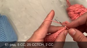 ПОПУЛЯРНАЯ шапочка для малышей КРЮЧКОМ/ Crochet hat for baby