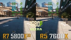 RYZEN 7 5800X3D (DDR4 - 4000MHz) vs RYZEN 5 7600X (DDR5 - 6000MHz)  || PC GAMES BENCHMARK TEST ||