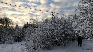 Лыжная прогулка в районе пл.Некрасовская