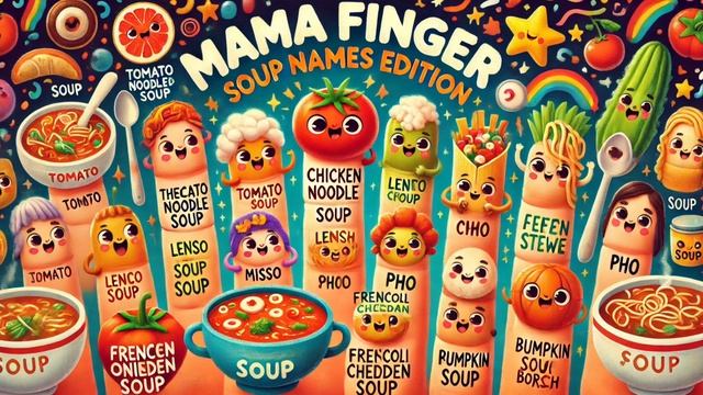 Mama Finger Soup Names Song смотреть онлайн