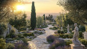 Средиземноморский стиль в доме и в саду