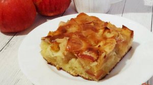 Яблочный пирог на сметане