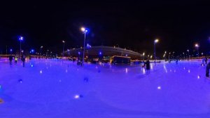 4к видео 360 панорама vr video Каток у Флагштока Санкт-Петербург