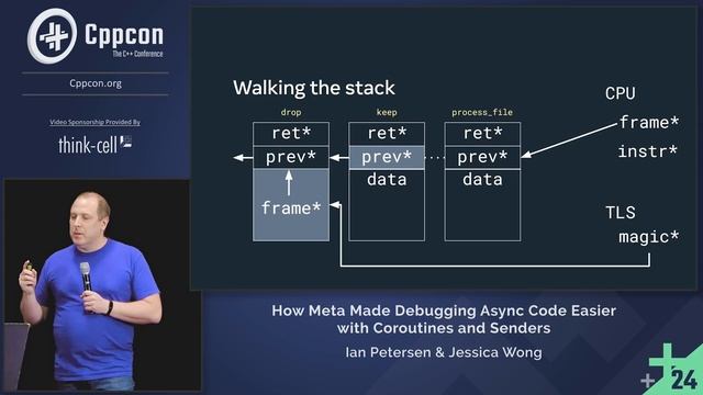 Async Stacks: Making Senders and Coroutines Debuggable - Ian Petersen & Jessica Wong - CppCon 2024