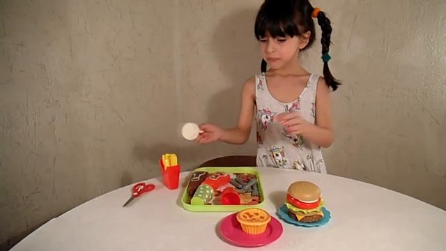 Распаковка детского набора еды !!!