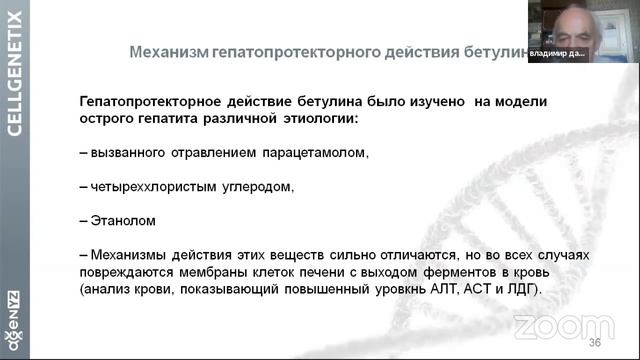Бетулин. Продукт нового поколения. Что это такое  Краткая  лекция  академика Дадали.