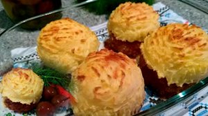 КОТЛЕТЫ С КАРТОШКОЙ в духовке