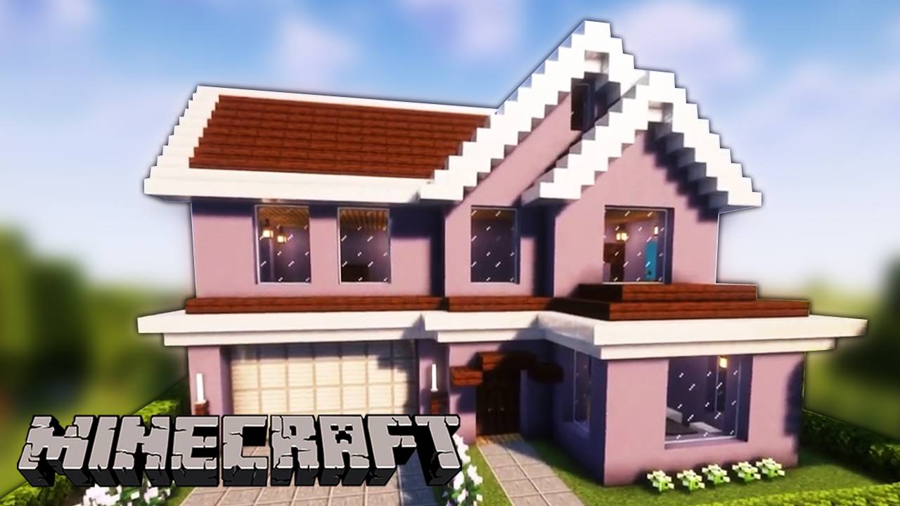 Как Построить Красивый Дом в Minecraft. Крутые постройки в майнкрафт. #майнкрафт #minecraft #майн