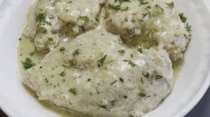 Курица в сливочно-чесночном соусе! Самый вкусный и простой рецепт.