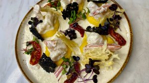 креветки с тыквенным пюре в сливочно-сырном соусе ИНТРО