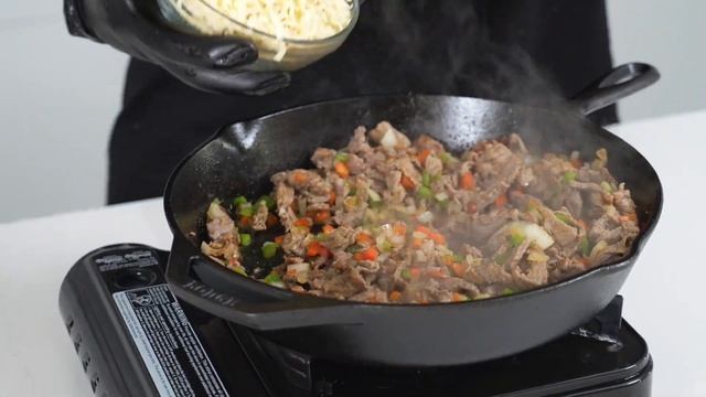 How To Make Cheese Steak Egg Rolls | OneStopChop смотреть онлайн