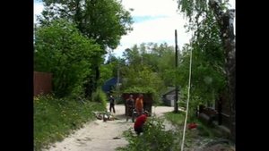 Работа  с Соседом Альпинистом - Спиливаем Берёзу Без Автовышки - Весна - 2018