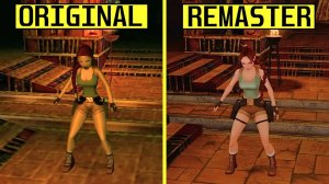 Сравнение ремастированной и оригинальной графики Tomb Raider IV-VI