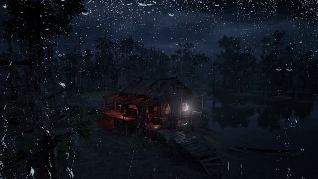 🎧 Дождь в переулке тихой ночью - 5 часов отдыха и сна | Дождь на улице | Атмосфера дождя |