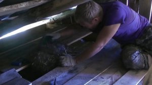 Глиночурка.  Утепление потолка