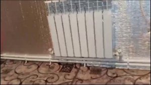Сделал отопление в мансарде .