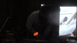 Ковка  Дамаска  .  Шаманский  нож   Часть  первая