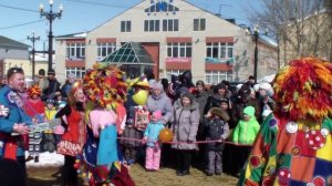 Проводы зимы в Охе, 12 Апреля 2014 года.