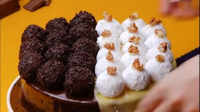 15+ уникальных рецептов украшения шоколадного торта