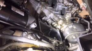 2007 Lexus LS 460 Starter replacement without removing the alternator.