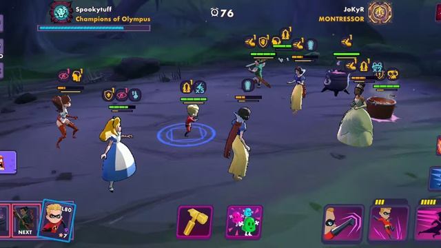 Dash with Elastigirl lead vs. Princesses - Live PvP Champion Bracket - Disney's Sorcerer's Arena смотреть онлайн