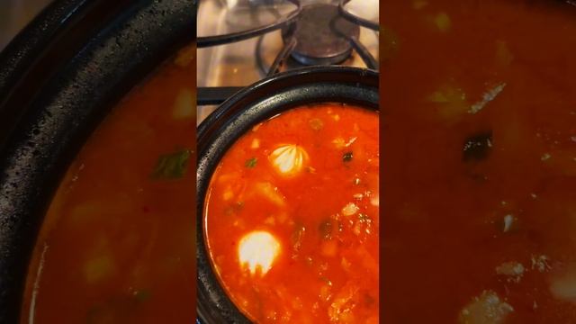 Spicy Kimchi Dumplings Soup 😋#food #kimchi #shorts смотреть онлайн