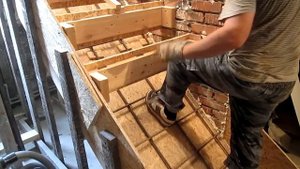 Изготовление бетонной лестницы ,часть 5