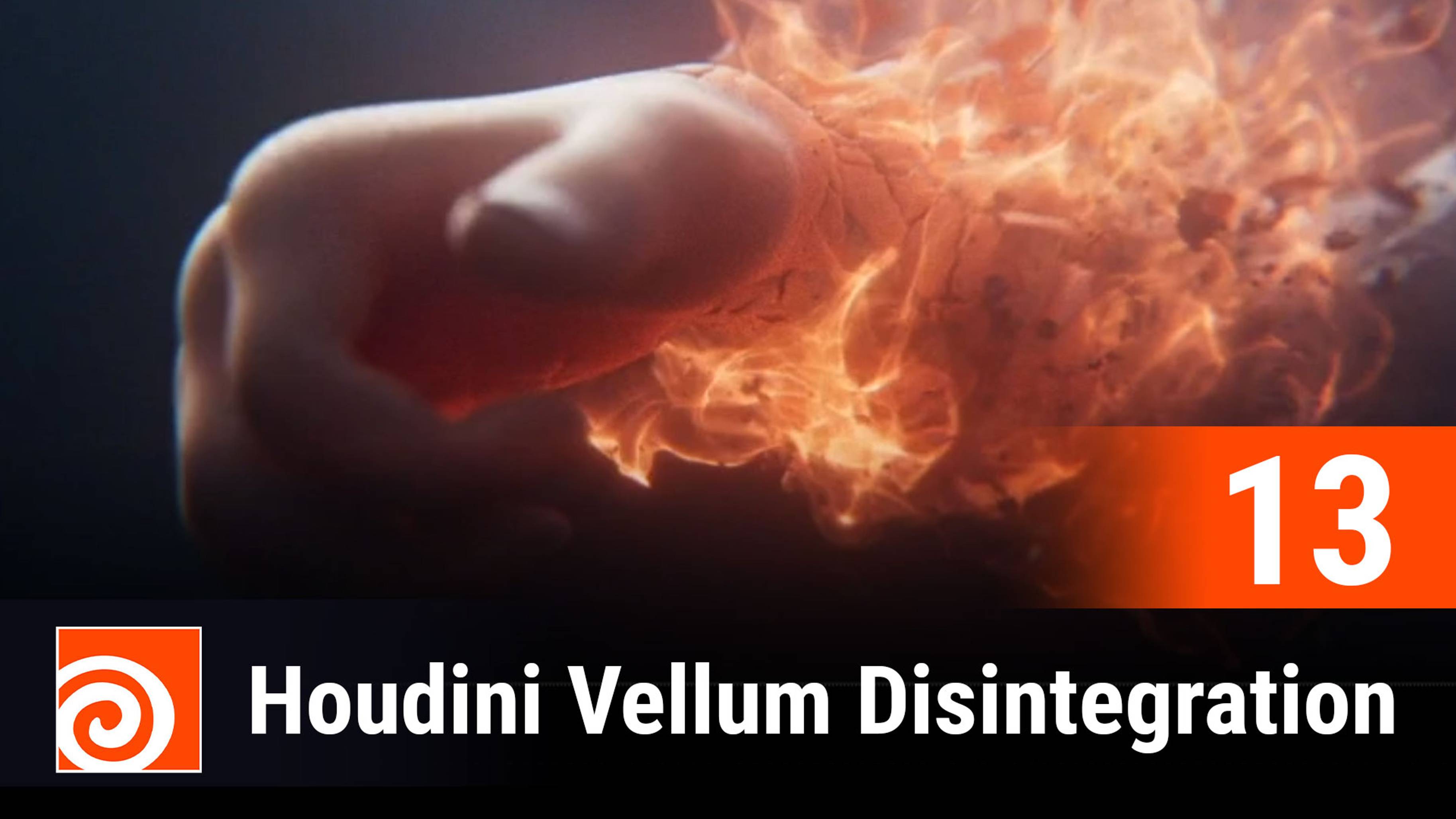 Houdini Vellum Disintegration - 13 Lighting & Godrays