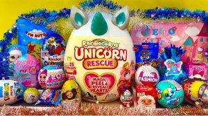 Новогодний Мега MIX! RainBocoRns UNICORN RESCUE, HELLO KITTY, Lol WINTER SNOW, CRYBabies, Paw Patrol