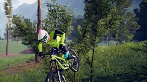 прохожу игру Descenders делаю трюки