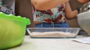 Решила завялить судака. Для начала посолила.