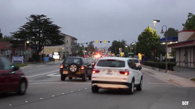 SCFD Engine 3113 & AMR Responding Code-3 to a Medical Emergency