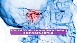 Болит челюсть? Как таз, череп и челюсть взаимосвязаны