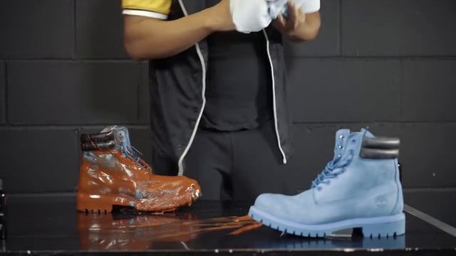 How to clean Timberland dunked in Ketchup using Crep Protect Cure - Extreme Test