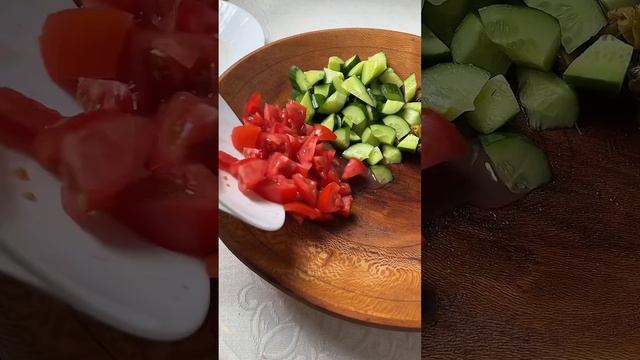 Вкусный , легкий баклажаново🍆кабачковый салат 🥗