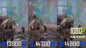 INTEL i9 13900KF vs INTEL i7 14700KF vs INTEL i9 14900KF || PC GAMES BENCHMARK TEST ||