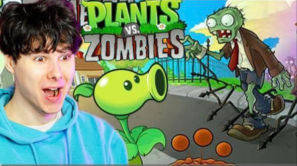ПЫТАЮСЬ ОТВЛЕЧЬСЯ В РАСТЕНИЯ ПРОТИВ ЗОМБИ ➲ Plants vs. Zombies смотреть онлайн