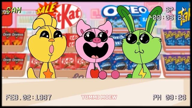 Incredibox Sprunki Mukbang - Jevin  Black Are Hiding In Convenience Store FOOD MUKBANG  Animation