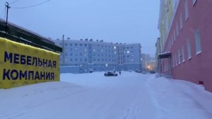 Норильск/Прогулка в снегопад/Ул.Богдана Хмельницкого/Баня/Наш выходной.