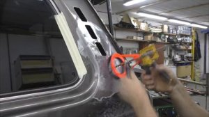 Непростое крыло на Ниве. Body repair after an accident.