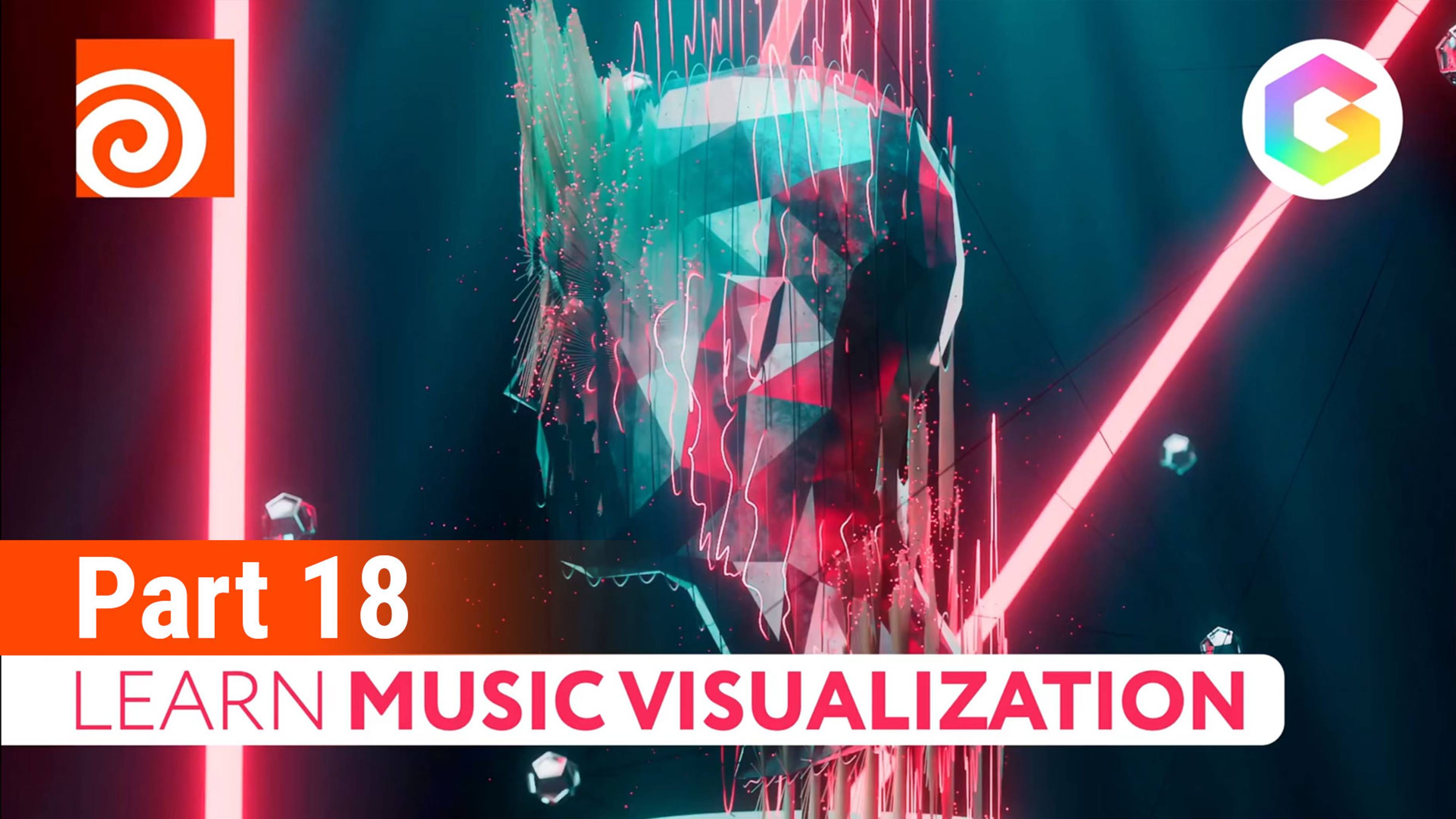 Houdini Audio Visualization - Part 18 - Final Lighting