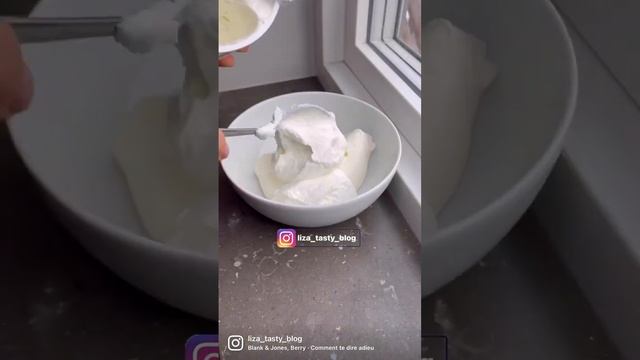 Пирожное «молочный ломтик»😋 Подписывайся на мой инст, там много пп рецептов🤍