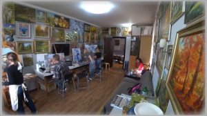 Как проходят наши занятия. Живопись маслом Москва